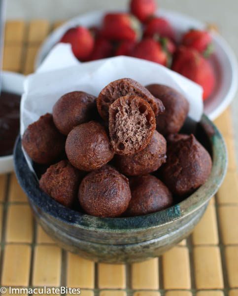 Chocolate puff puff - www.connectnigeria.com