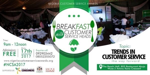 Breakfast With Customer Service Heads - www.connectnigeria.com