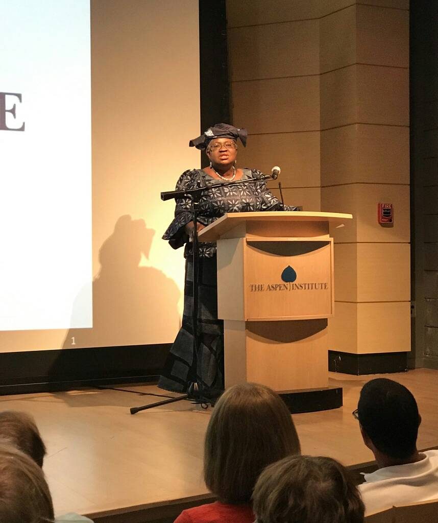 Ngozi Okonjo Iweala Receives the 2017 Aspen Institute Madeleine Albright Award - www.connectnigeria.com