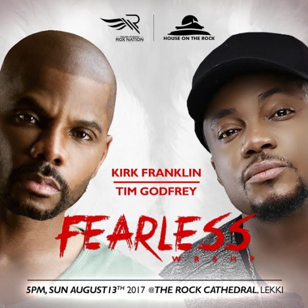Kirk Franklin in Nigeria: Register Now For the Fearless Concert - www.connectnigeria.com