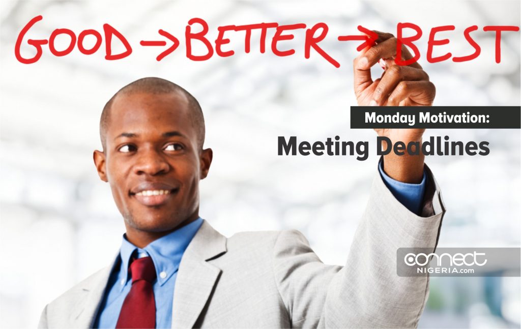 Monday Motivation: Meeting Deadlines