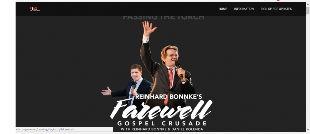 Evangelist Reinhard Bonke