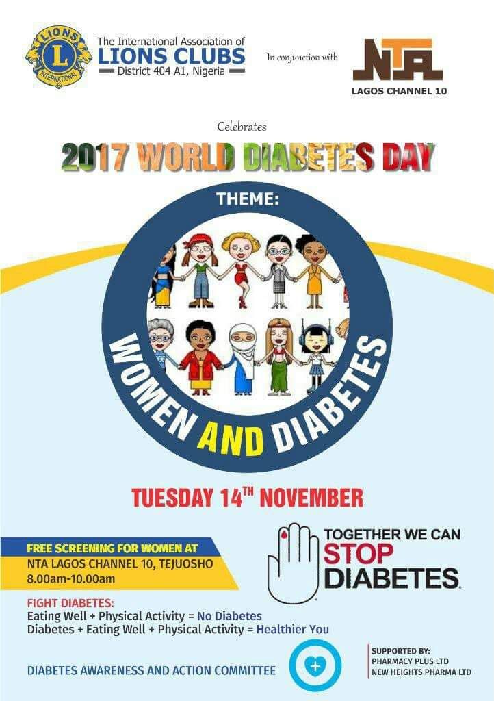 Lions Club Gets Ready For World Diabetes Day