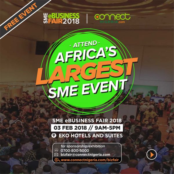 Connect Nigeria SME-eBusiness Fair 2018: The Countdown Has Begun