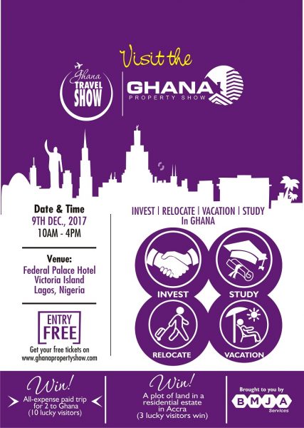 1st Ghana Travel Show to be hosted in Nigeria in December