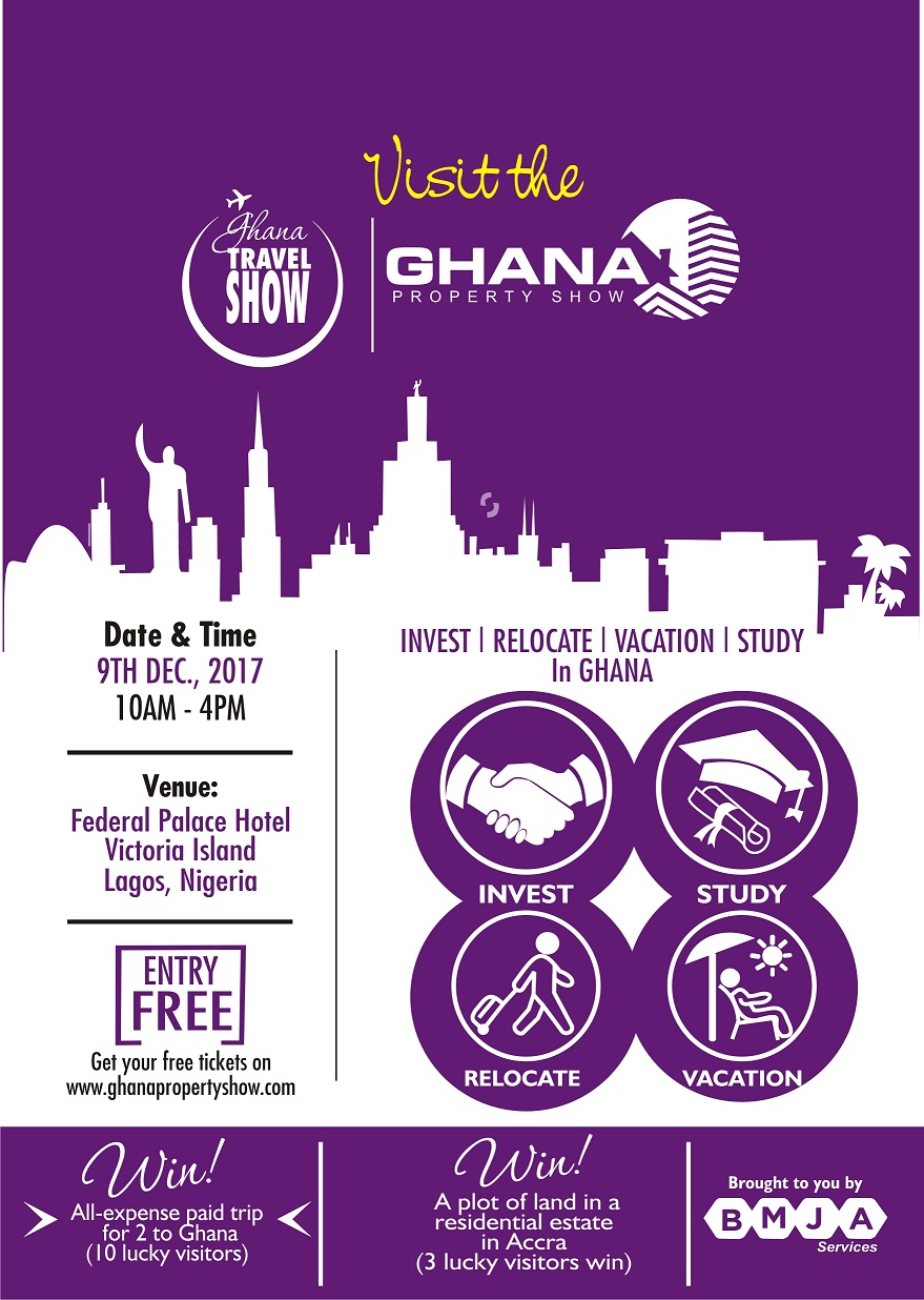 1st Ghana Travel Show to be hosted in Nigeria in December