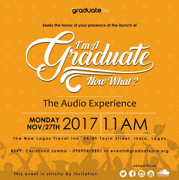 Graduate Pro Holds 'I'm A Graduate Now What' Launch