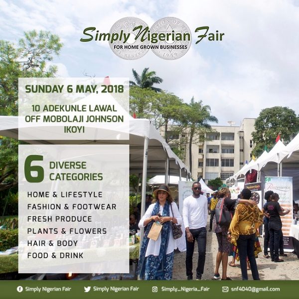 Lagos Gears Up Again For The Simply Nigerian Fair, May 6