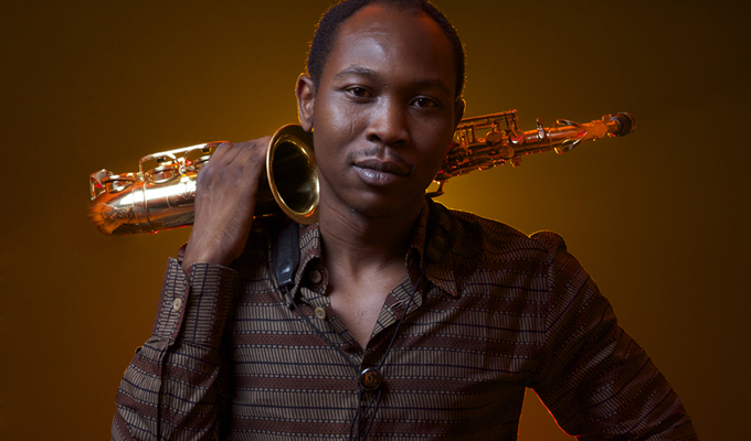 Seun Kuti sax