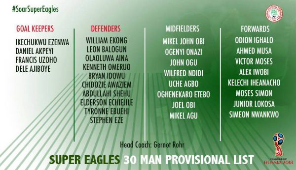 super eagles team
