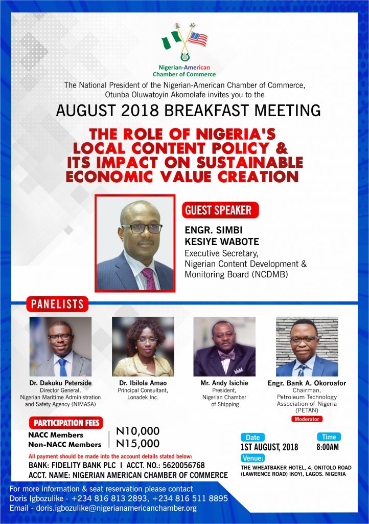 NACCAugust 2018 breakfast meeting