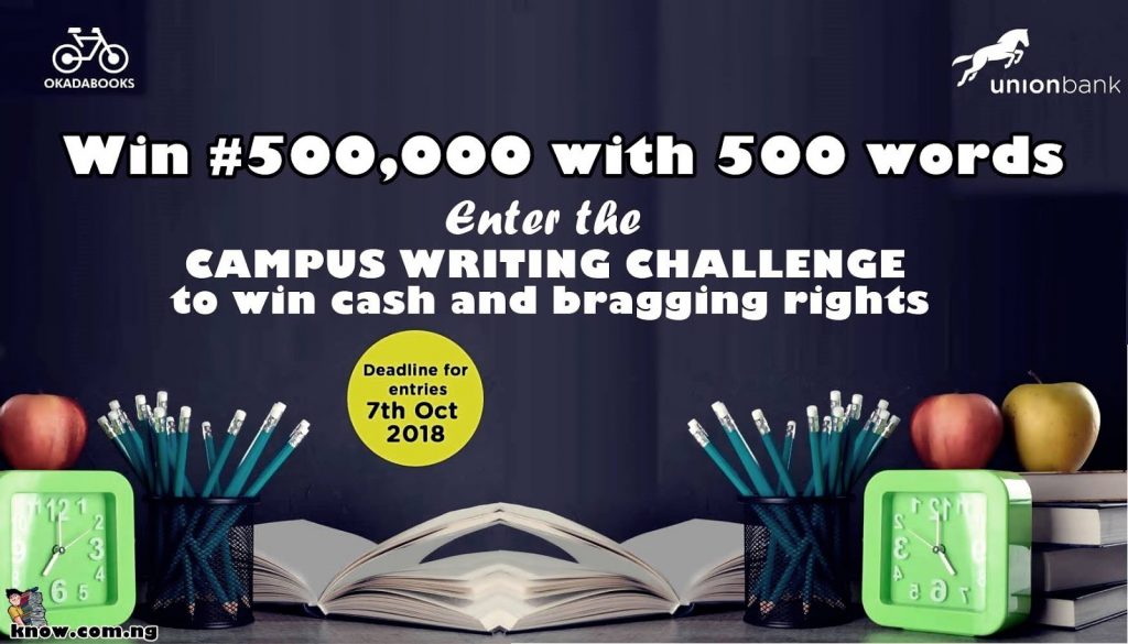 Okadabooks And Union Bank Campus Writing Challenge