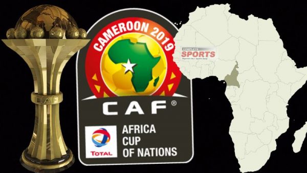 afcon logo and cup