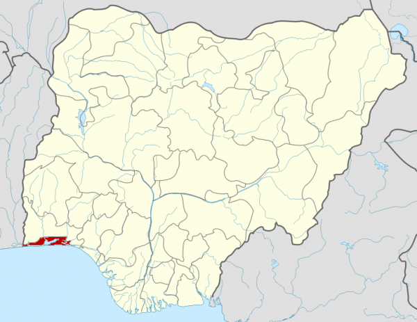 lagos state map