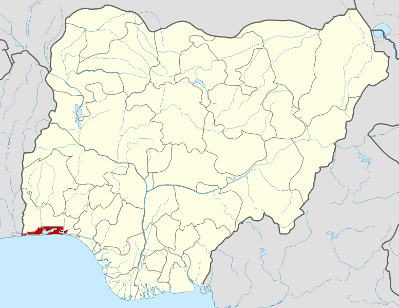 lagos state map