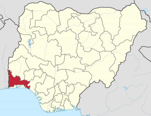 ogun state nigeria map