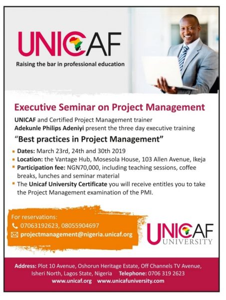 UNICAF PM Training
