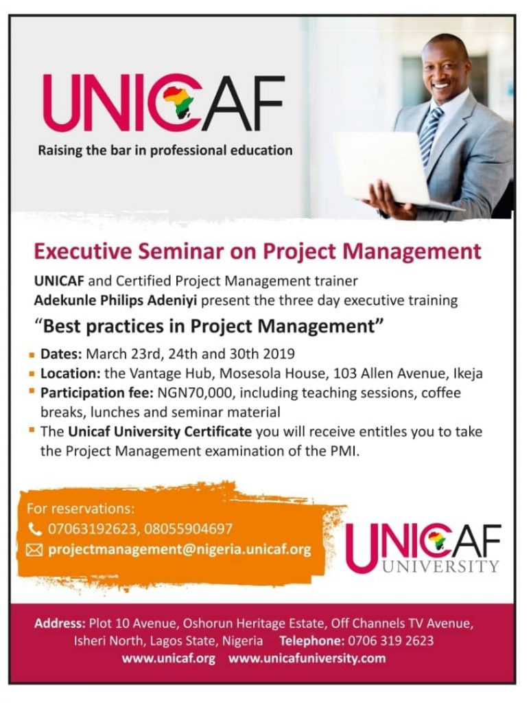 UNICAF PM Training