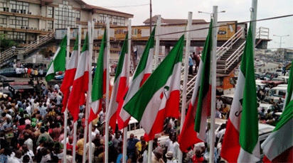 pdp flags election rally