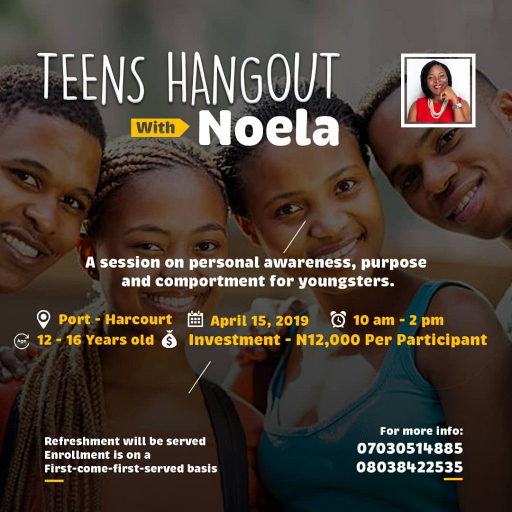 teens hangout with noela