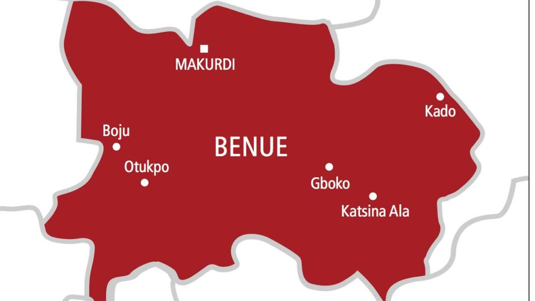 Benue State on Nig map