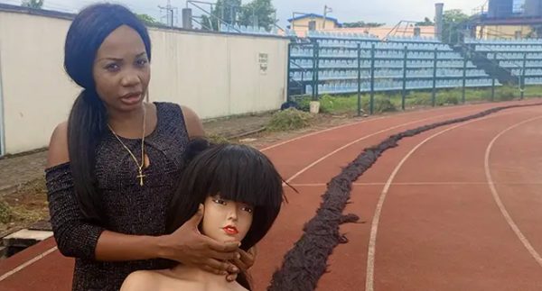 longest hand-made wig