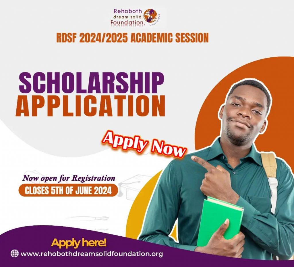 Rehoboth, Scholarship, Undergraduate Students, Rehoboth Dream Solid Foundation