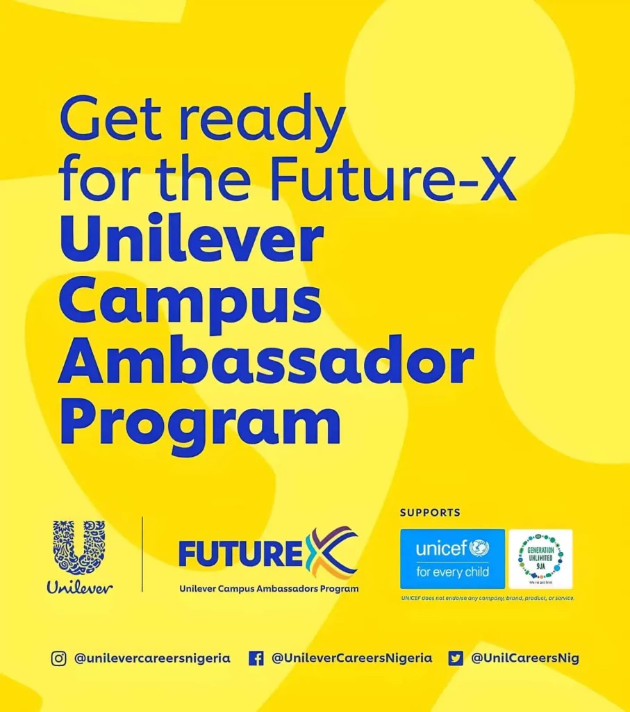 Future-X Unilever Campus Ambassadors