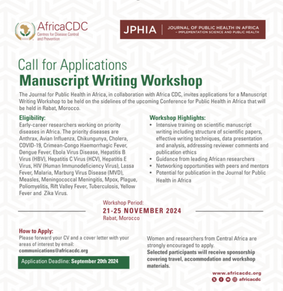 Manuscript Writing Workshop