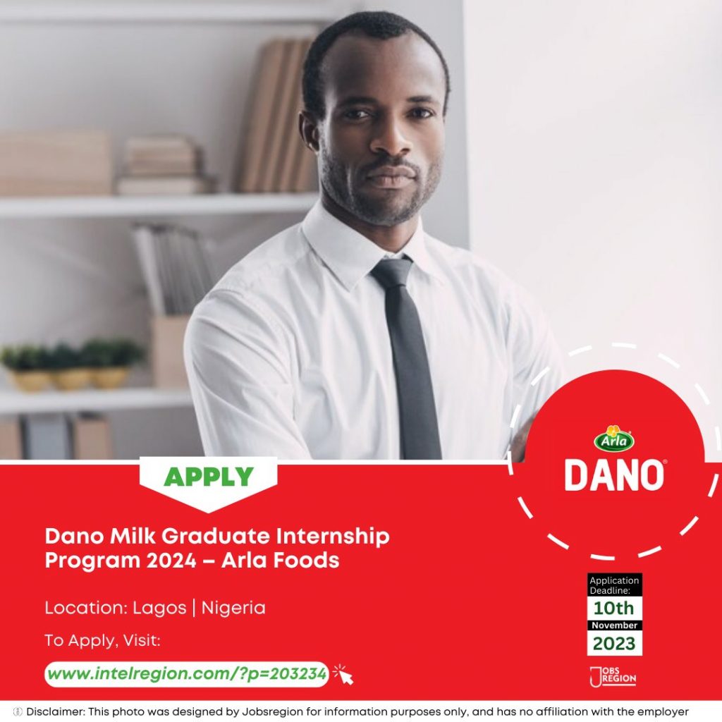 Dano Milk Internship Program