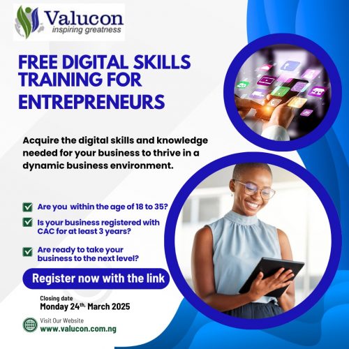 Valucon Free Digital Skills Training