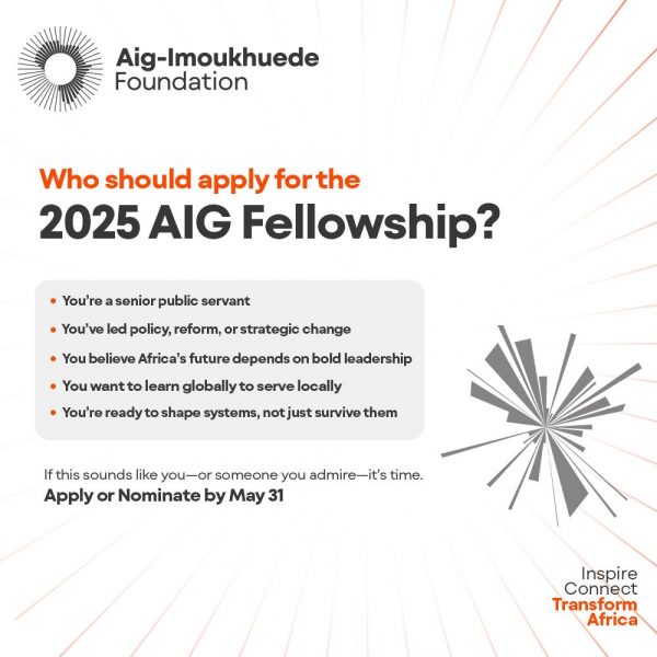 AIG Imoukhuede Foundation Fellowship