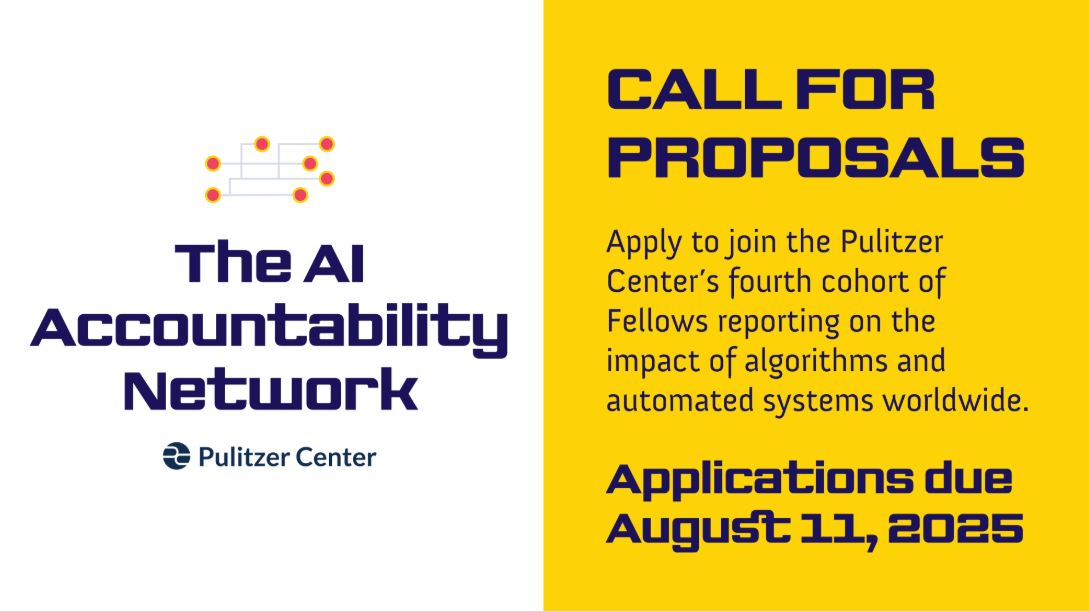Pulitzer Center AI Accountability Fellowships