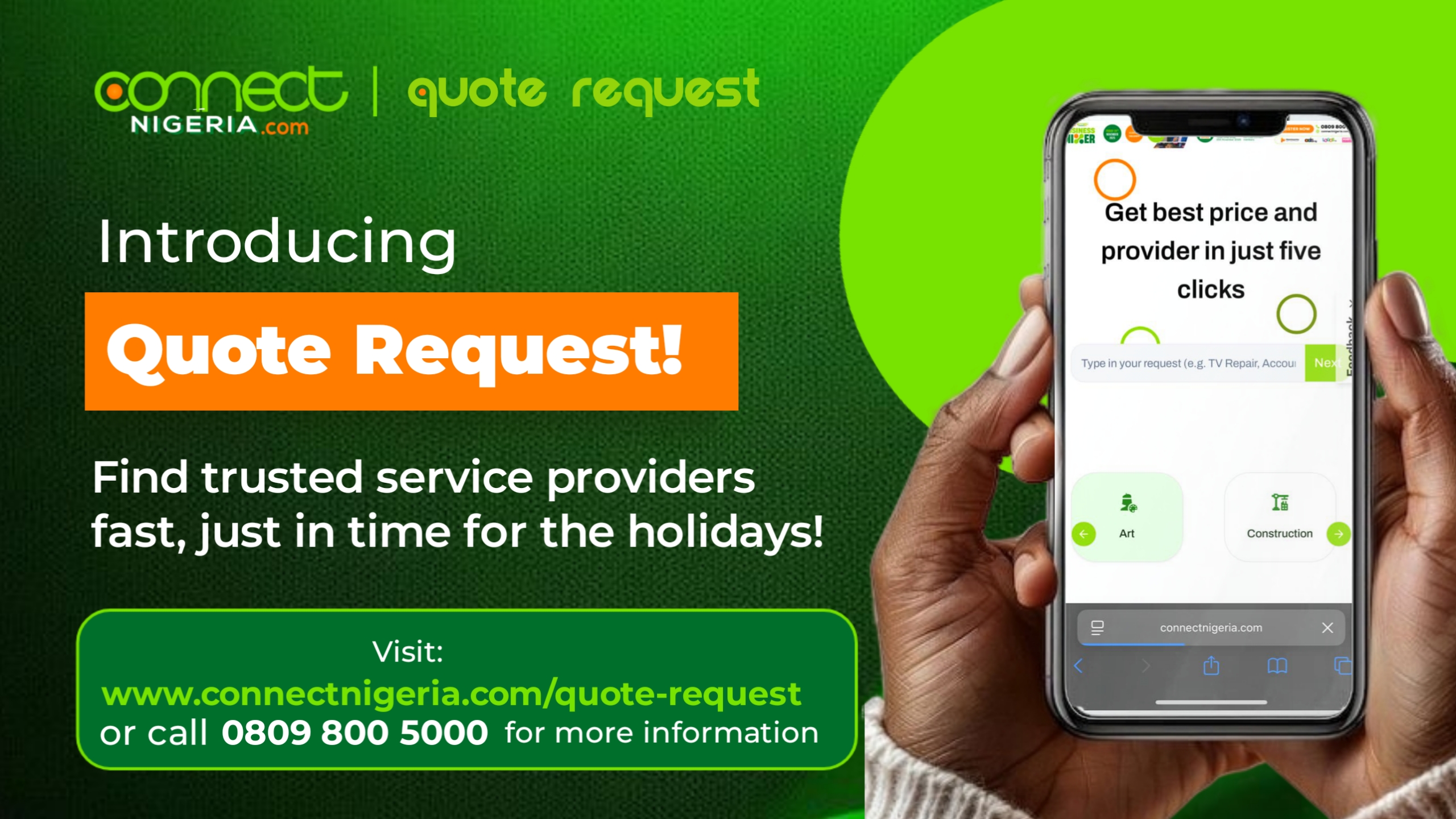 Connect Nigeria Quote Request