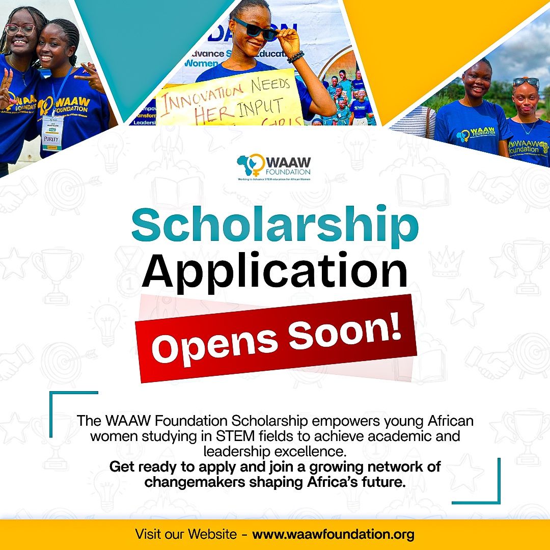 WAAW Foundation Announces 2025 Scholarship Program for African Women in STEM