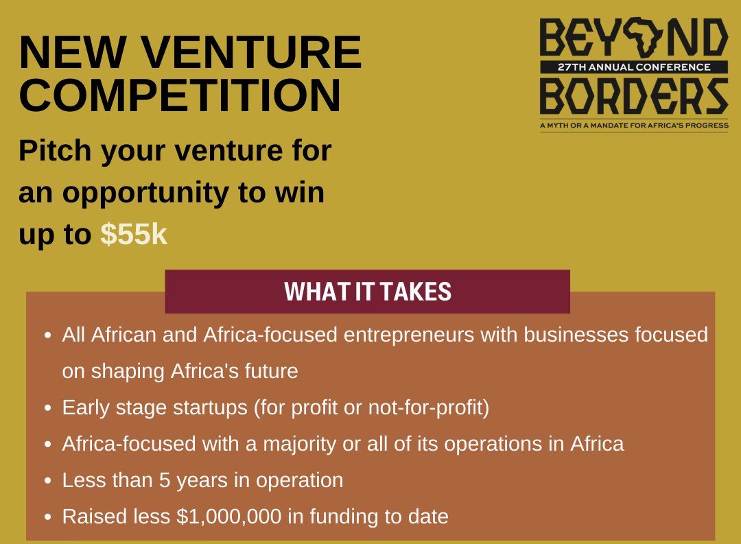 HBS Africa Business Club New Venture Competition 2026