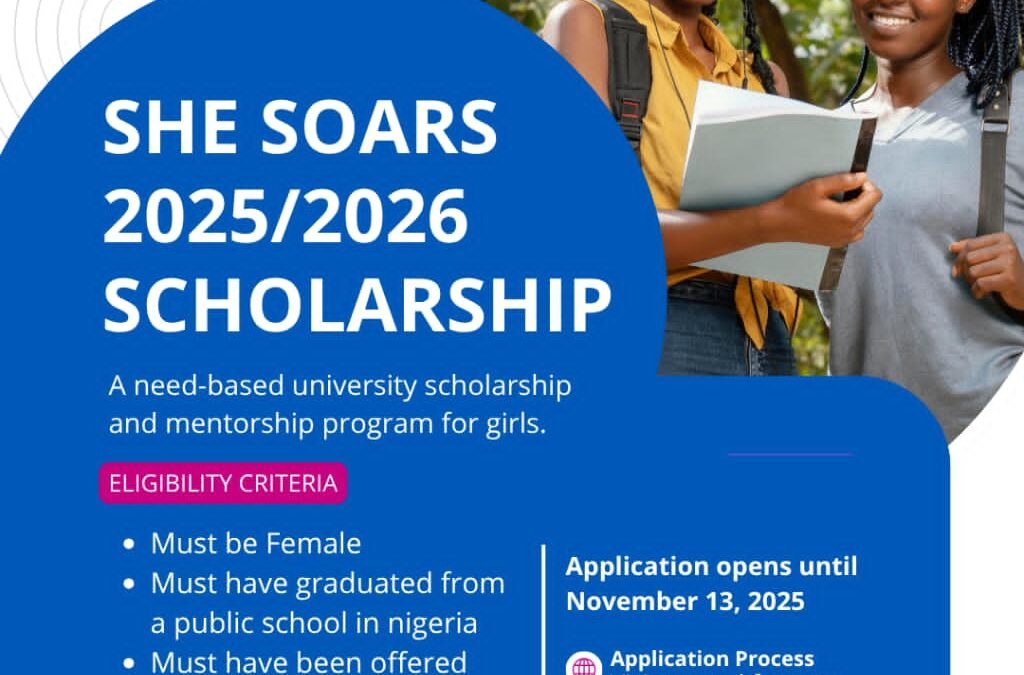 Christopher Kolade Foundation Announces SHE Soars Scholarship 2025 for Female University Students